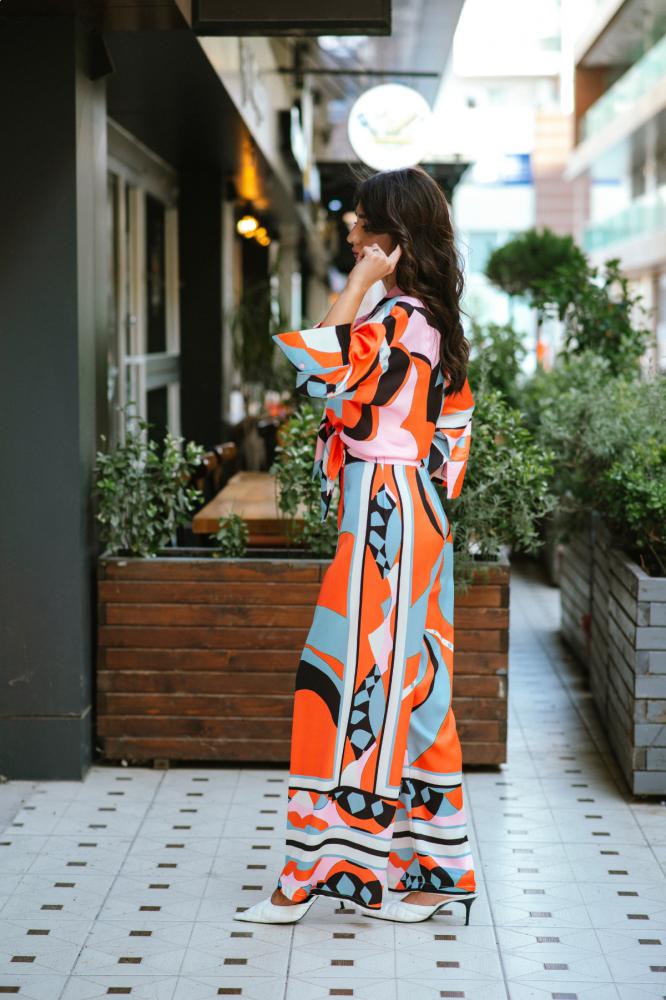 Orange%20Desenli%20Zra%20Model%20Saten%20Takım