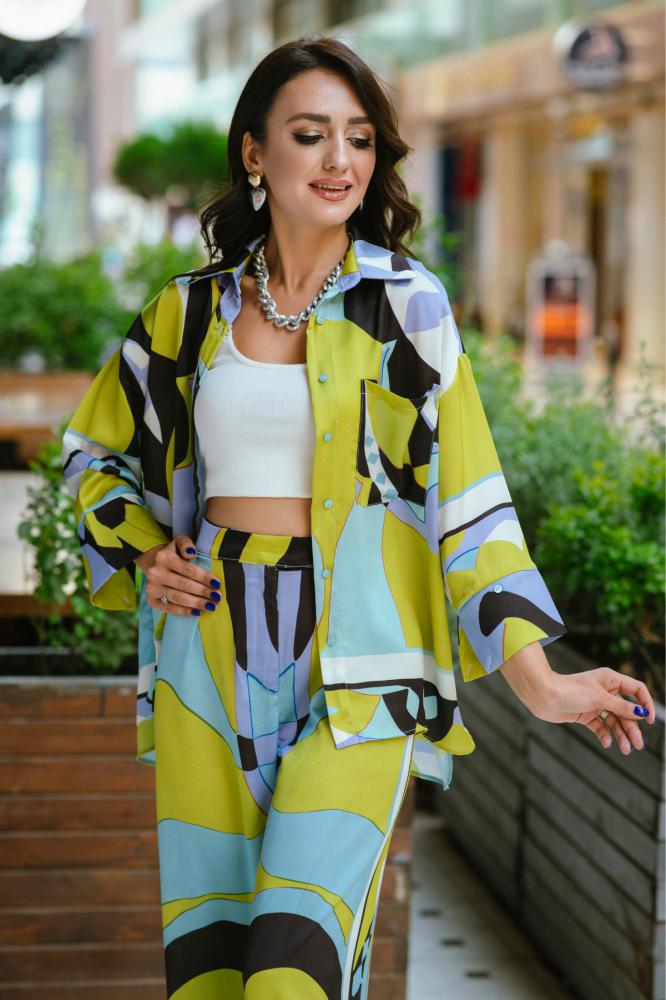 Yeşil%20Desenli%20Zra%20Model%20Saten%20Takım