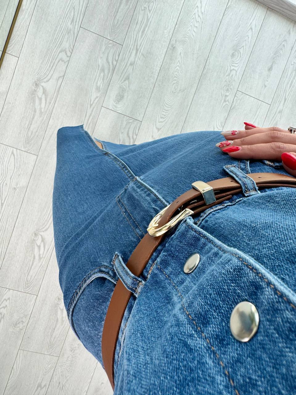 Zara%20Model%20Kısa%20Kollu%20Lüks%20Kalite%20Jean%20Elbise(Kemersizdir)