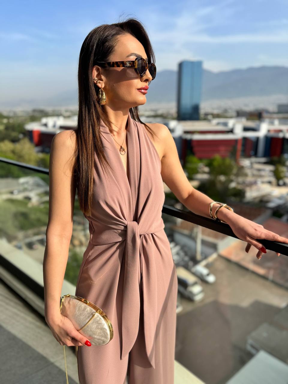 Tasarım%20Camel-Bej%20Zara%20Krep%20Kumaş%20Bağlamalı%20Tulum