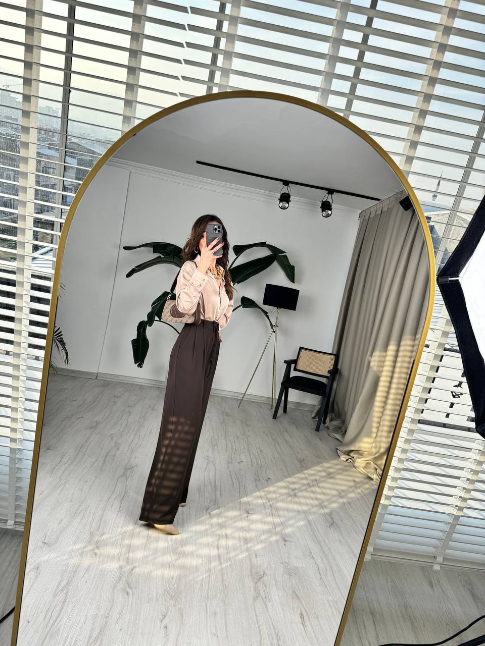 Acı%20Kahve%20Premium%20İthal%20Krep%20Kumaş%20Beli%20Lastikli%20Palazzo%20Pantolon