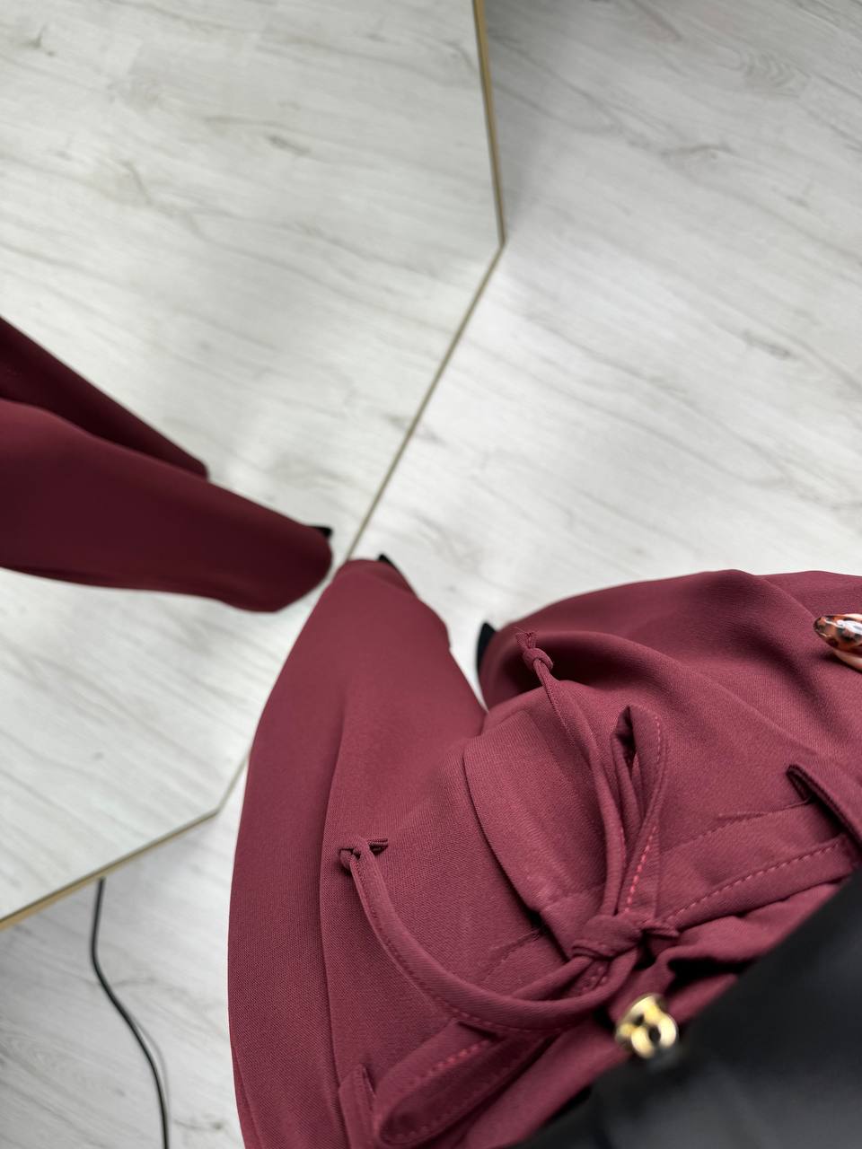 Bordo%20Premium%20İthal%20Krep%20Kumaş%20Beli%20Lastikli%20Palazzo%20Pantolon
