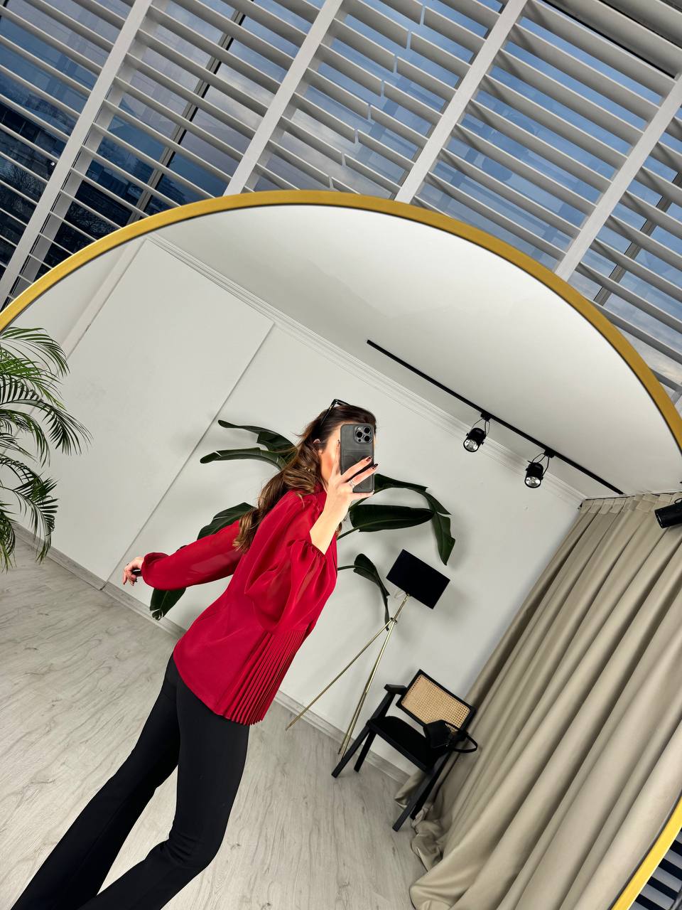 Tasarım%20Bordo%20Pilise%20Detay%20Atlas%20Kumaş%20Bluz