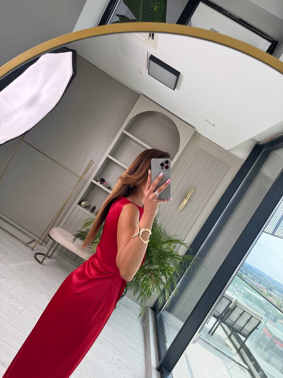 Kırmızı%20İthal%20Tok%20Saten%20Zara%20Model%20Elbise