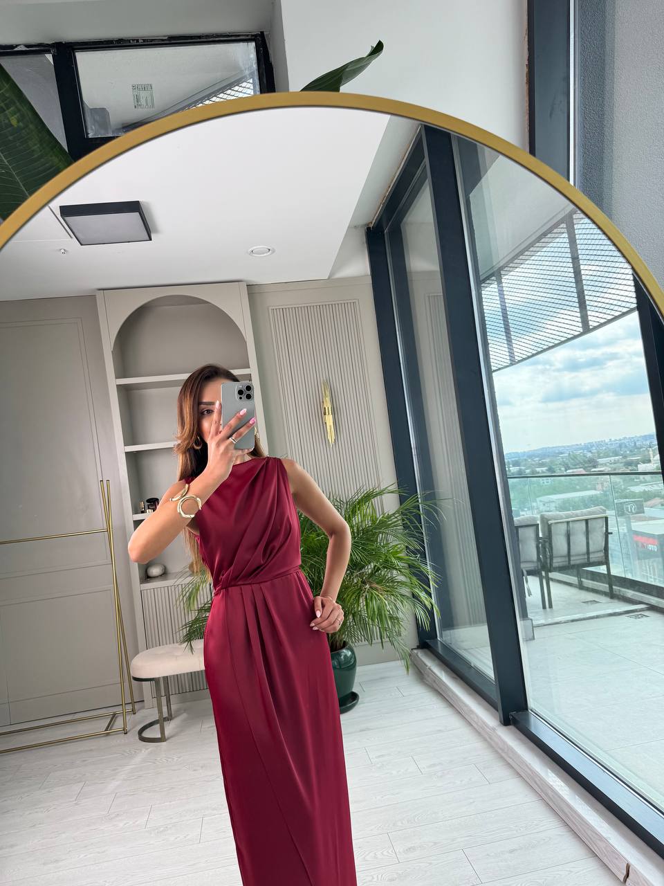 Bordo%20İthal%20Tok%20Saten%20Zara%20Model%20Elbise