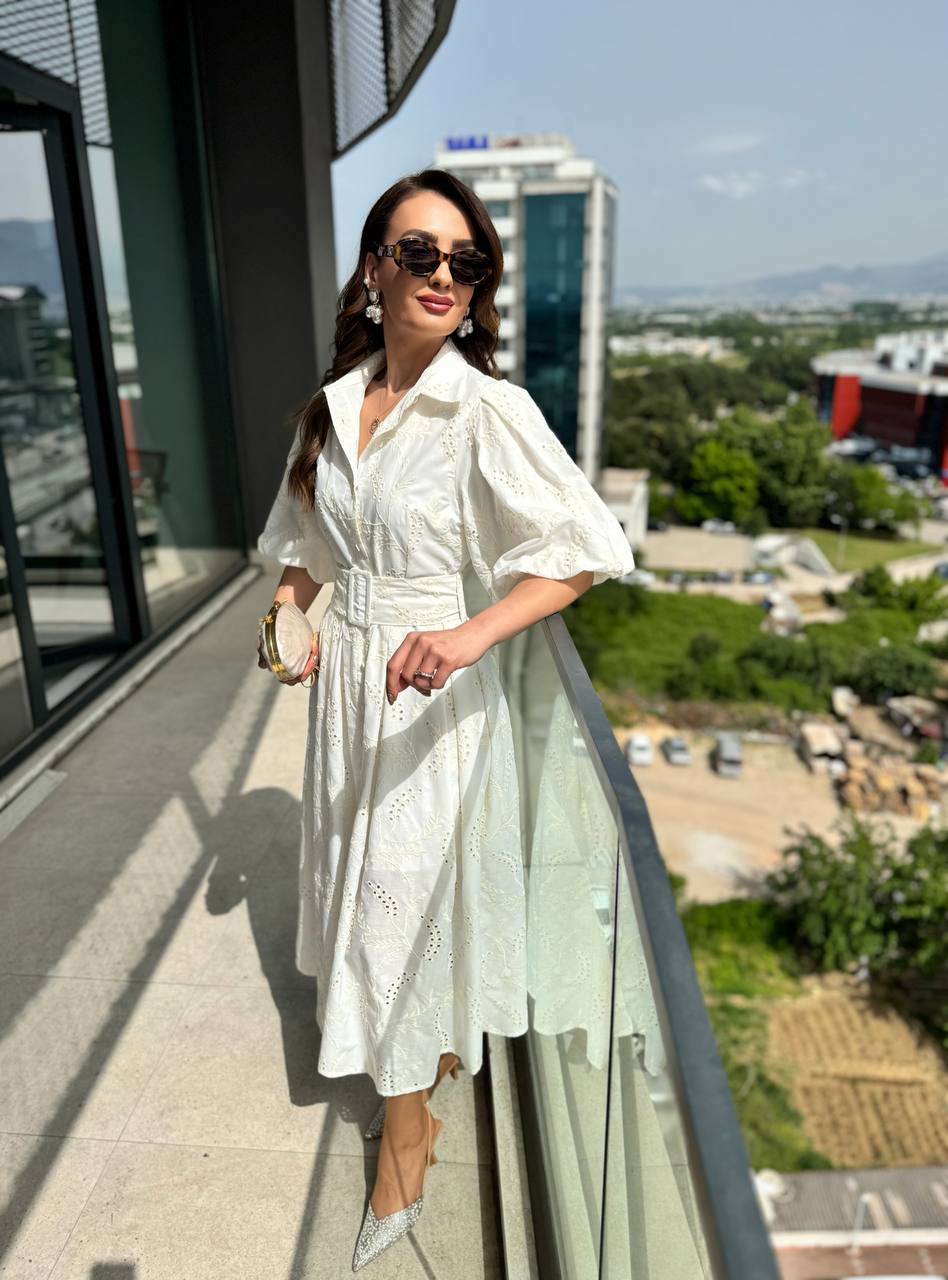 Beyaz%20Kemerli%20%100%20Pamuk%20Astarlı%20Premium%20Seri%20Elbise