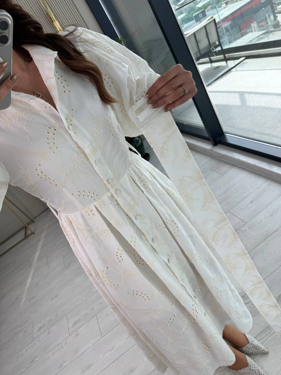 Beyaz%20Kemerli%20%100%20Pamuk%20Astarlı%20Premium%20Seri%20Elbise