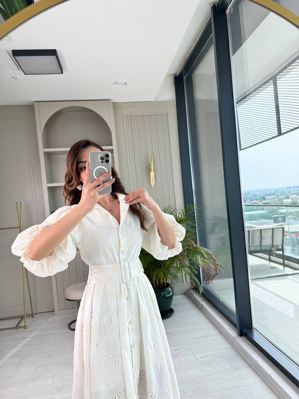 Beyaz%20Kemerli%20%100%20Pamuk%20Astarlı%20Premium%20Seri%20Elbise