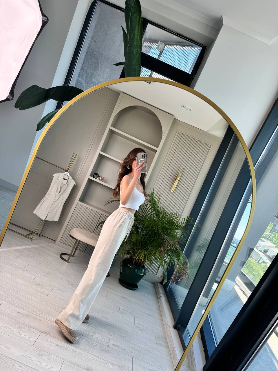 Natural%20Taş%20Rengi%20%100%20Pamuk%20Premium%20Keten%20Takım%20(yelek/pantolon)