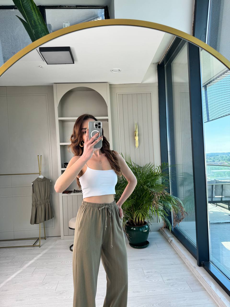 Haki%20Yeşil%20%100%20Pamuk%20Premium%20Keten%20Takım%20(yelek/pantolon)