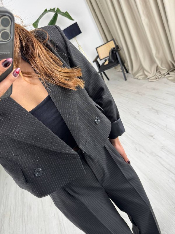 Siyah%20Çizgili%20Premium%20Seri%20Ceket%20Pantolon%20Takım