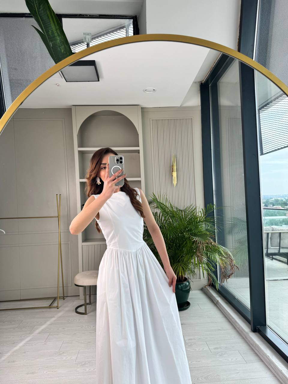 Beyaz%20Astarlı%20Pamuklu%20Poplin%20Kumaş%20Cepli%20Elbise