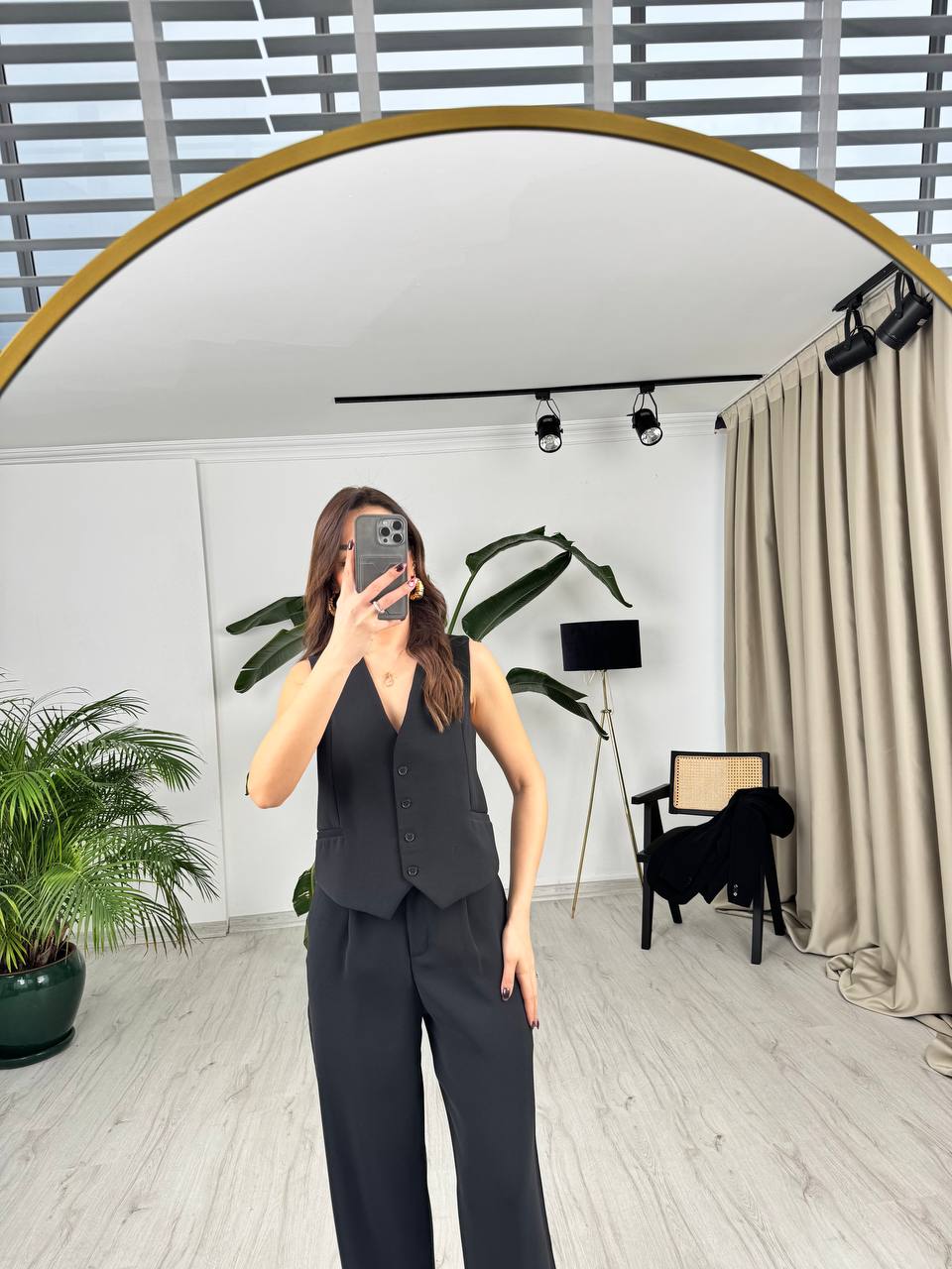 Siyah%20Premium%20Seri%20ithal%20ipekli%20Krep%20Kumaş%20Astarlı%20Yelek