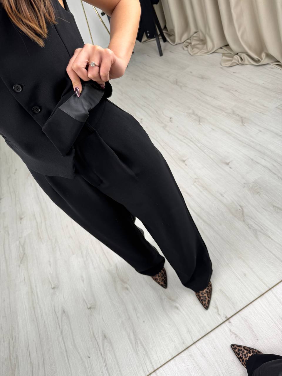 Siyah%20Premium%20Seri%20ithal%20ipekli%20Krep%20Kumaş%20Astarlı%20Yelek