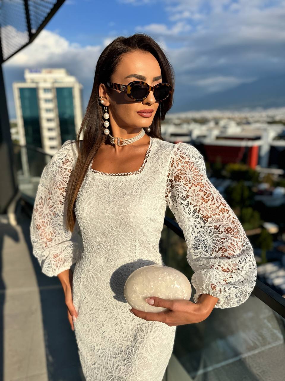 Beyaz%20Premium%20Astarlı%20Güpür%20Dantel%20Elbise
