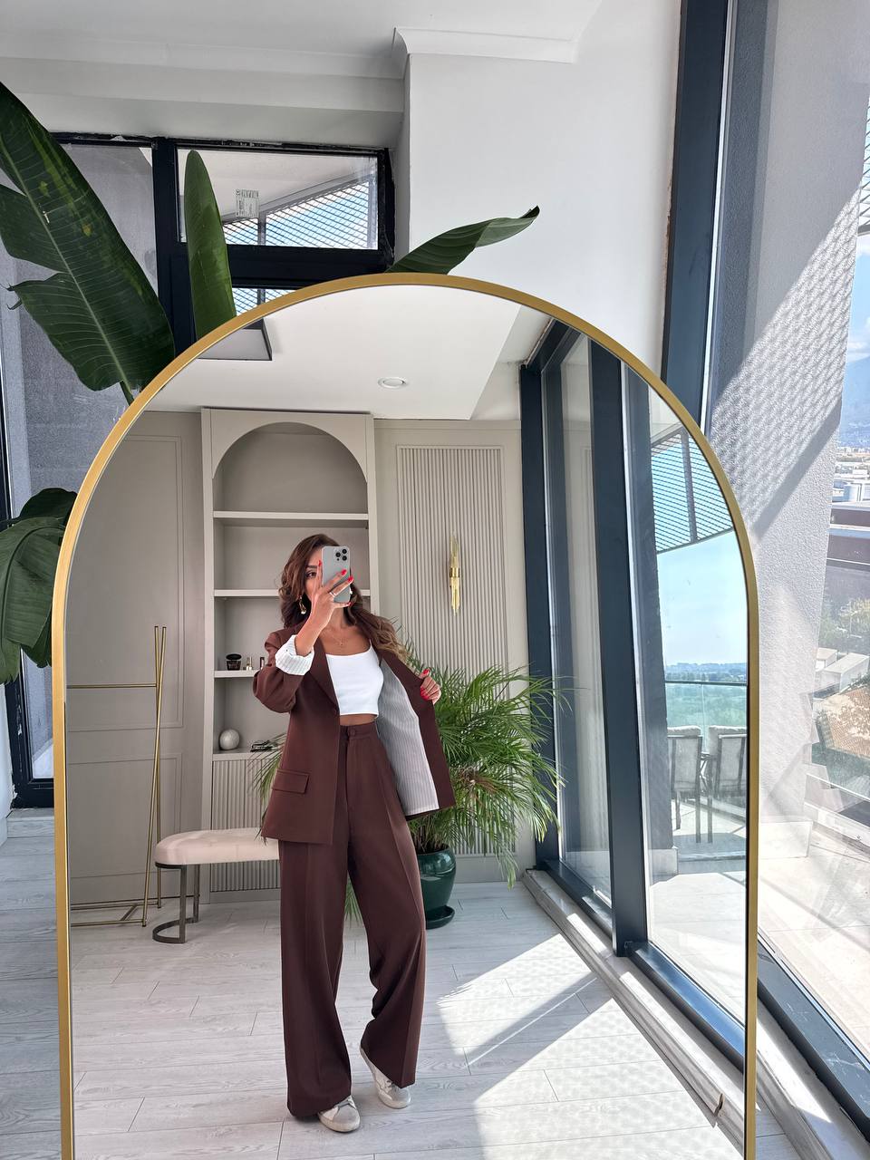 Kahverengi%20Atlas%20Kumaş%20Ceket%20Pantolon%20Takım