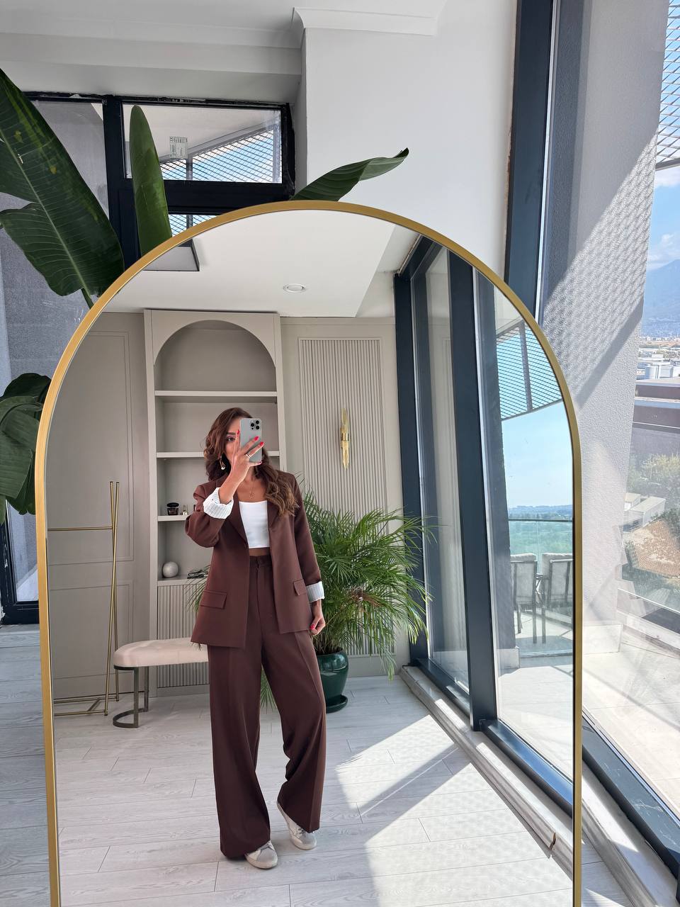 Kahverengi%20Atlas%20Kumaş%20Ceket%20Pantolon%20Takım