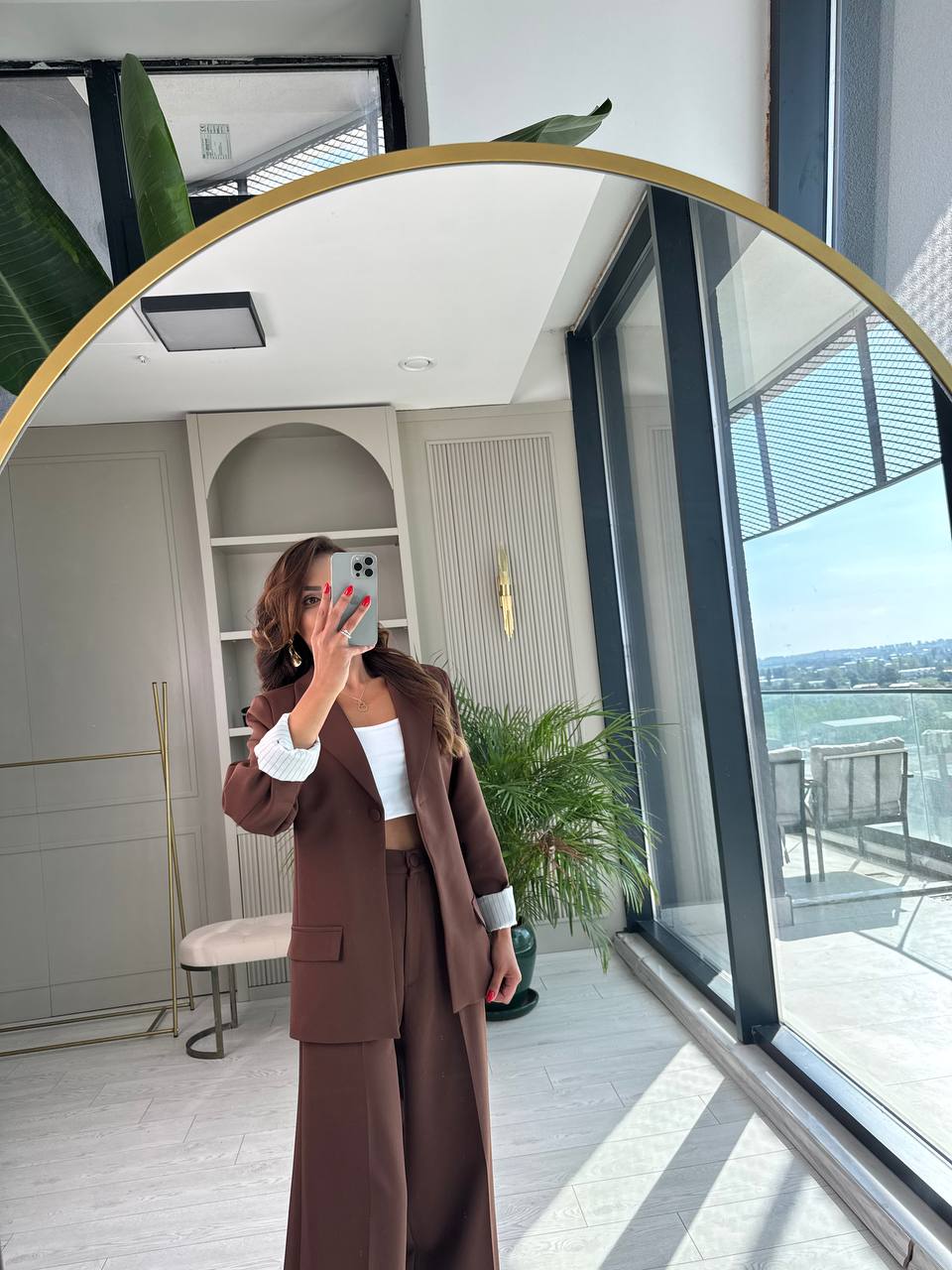 Kahverengi%20Atlas%20Kumaş%20Ceket%20Pantolon%20Takım