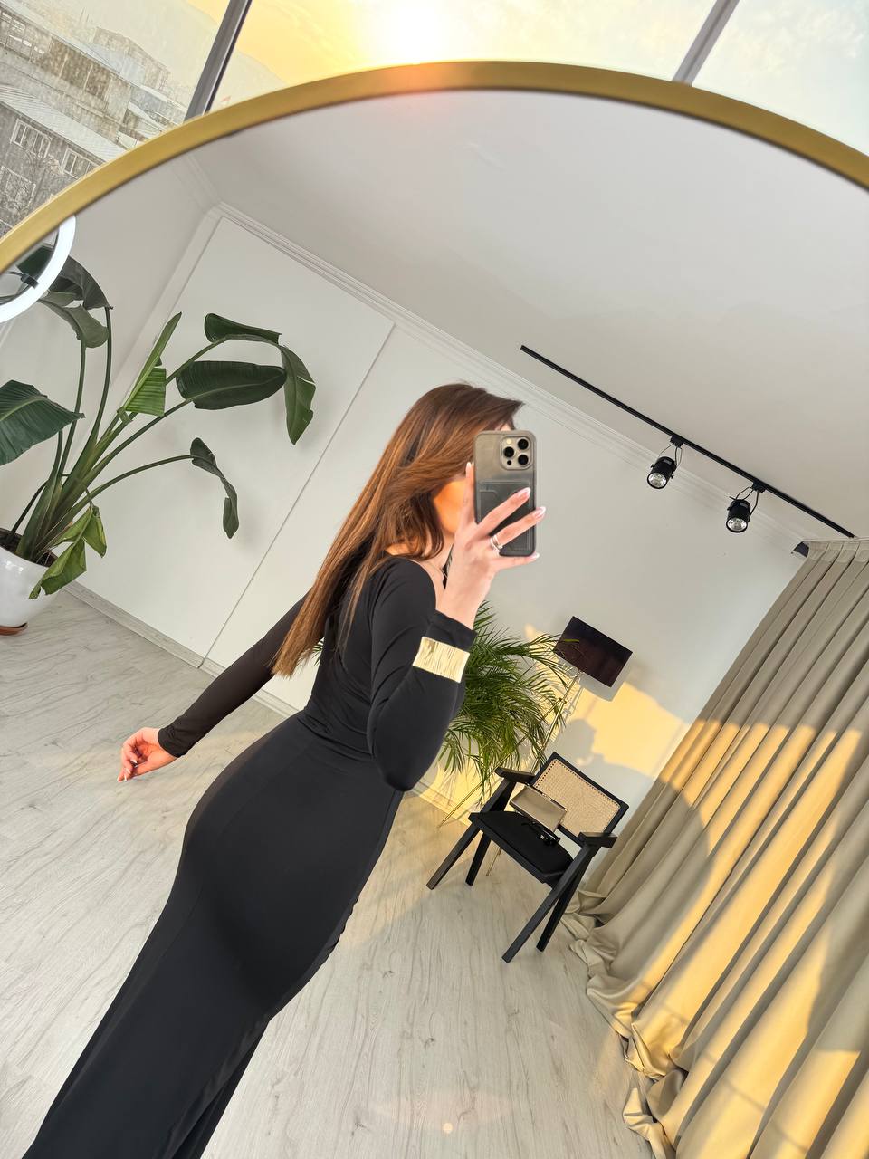 Tasarım%20Siyah%20Omuz%20Detay%20Rahy%20İthal%20Likralı%20Cendy%20Kumaş%20Elbise