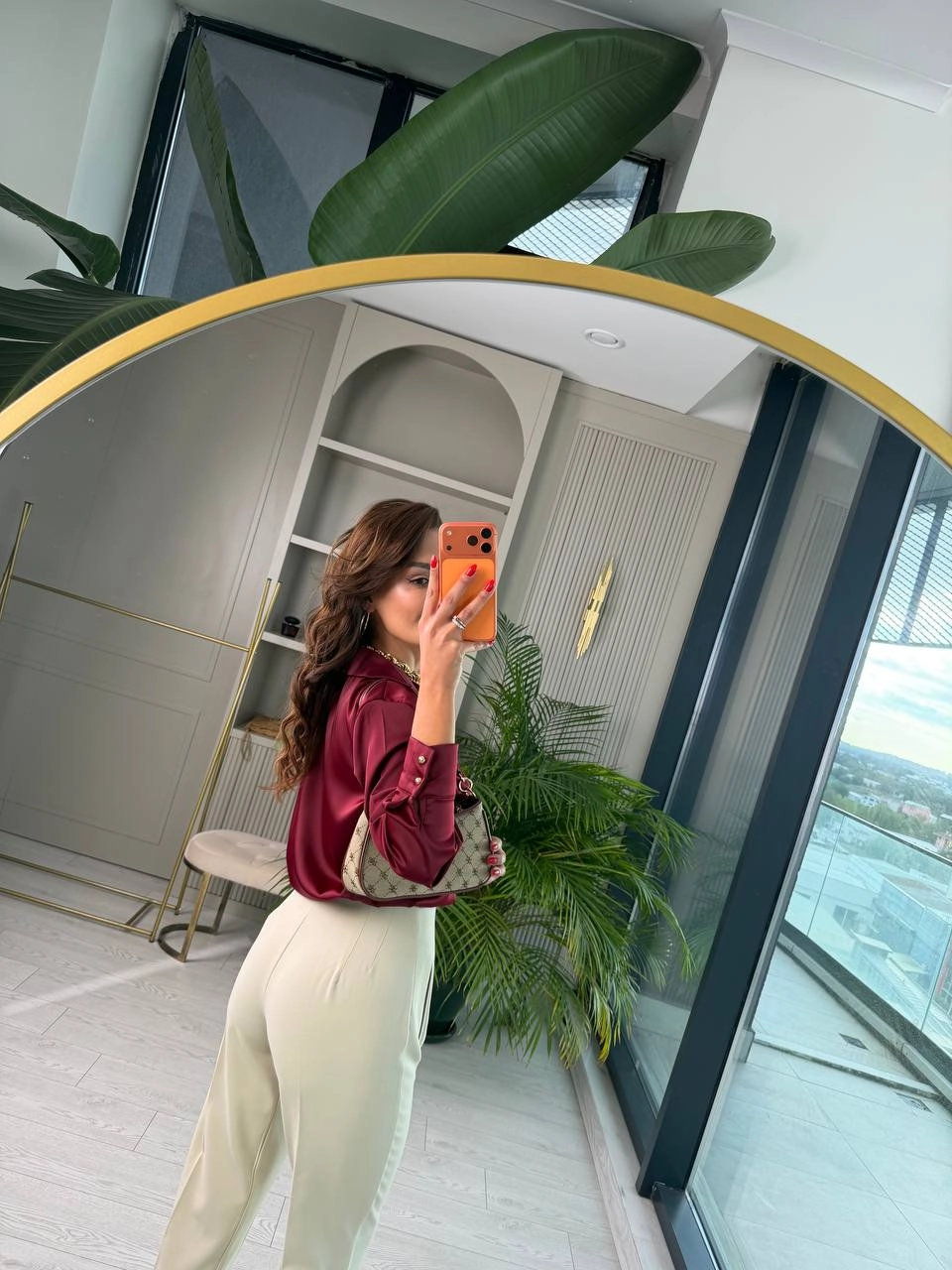 Bej%20Yüksek%20Bel%20Zara%20Kumaş%20Pantolon