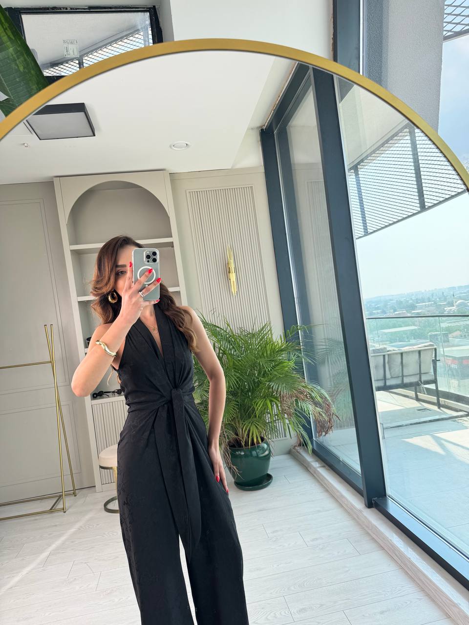 Tasarım%20Siyah%20Desenli%20İthal%20Pamuk%20Saten%20Tulum