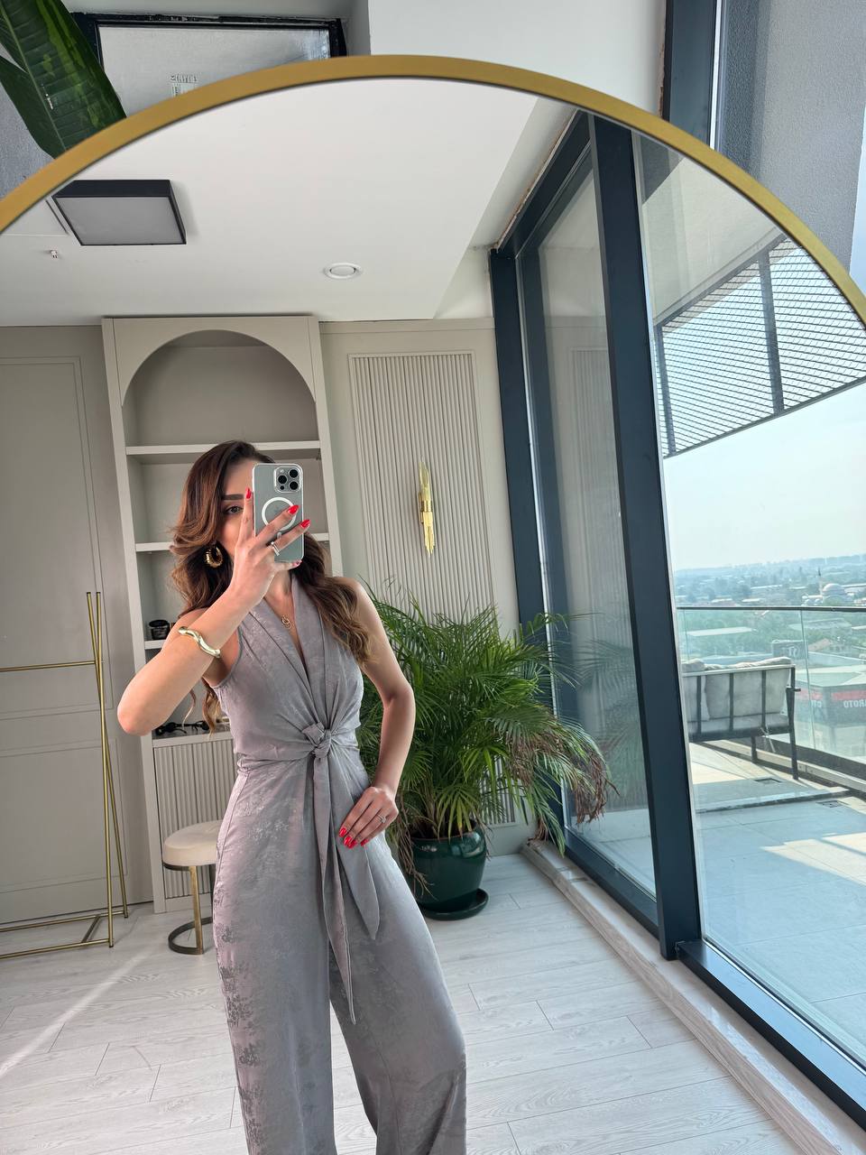 Tasarım%20Gri%20Desenli%20İthal%20Pamuk%20Saten%20Tulum