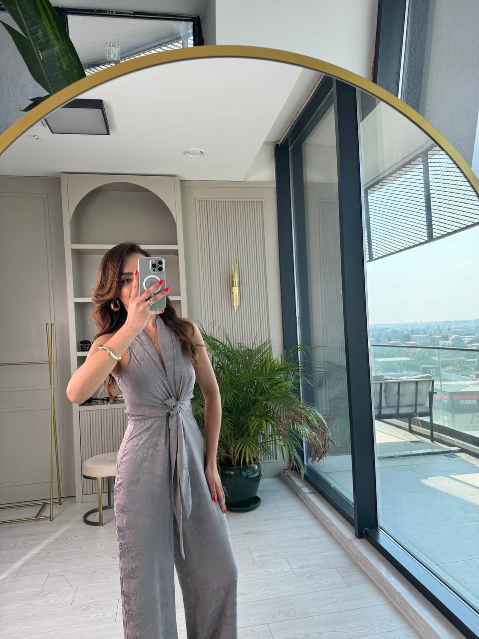 Tasarım%20Gri%20Desenli%20İthal%20Pamuk%20Saten%20Tulum