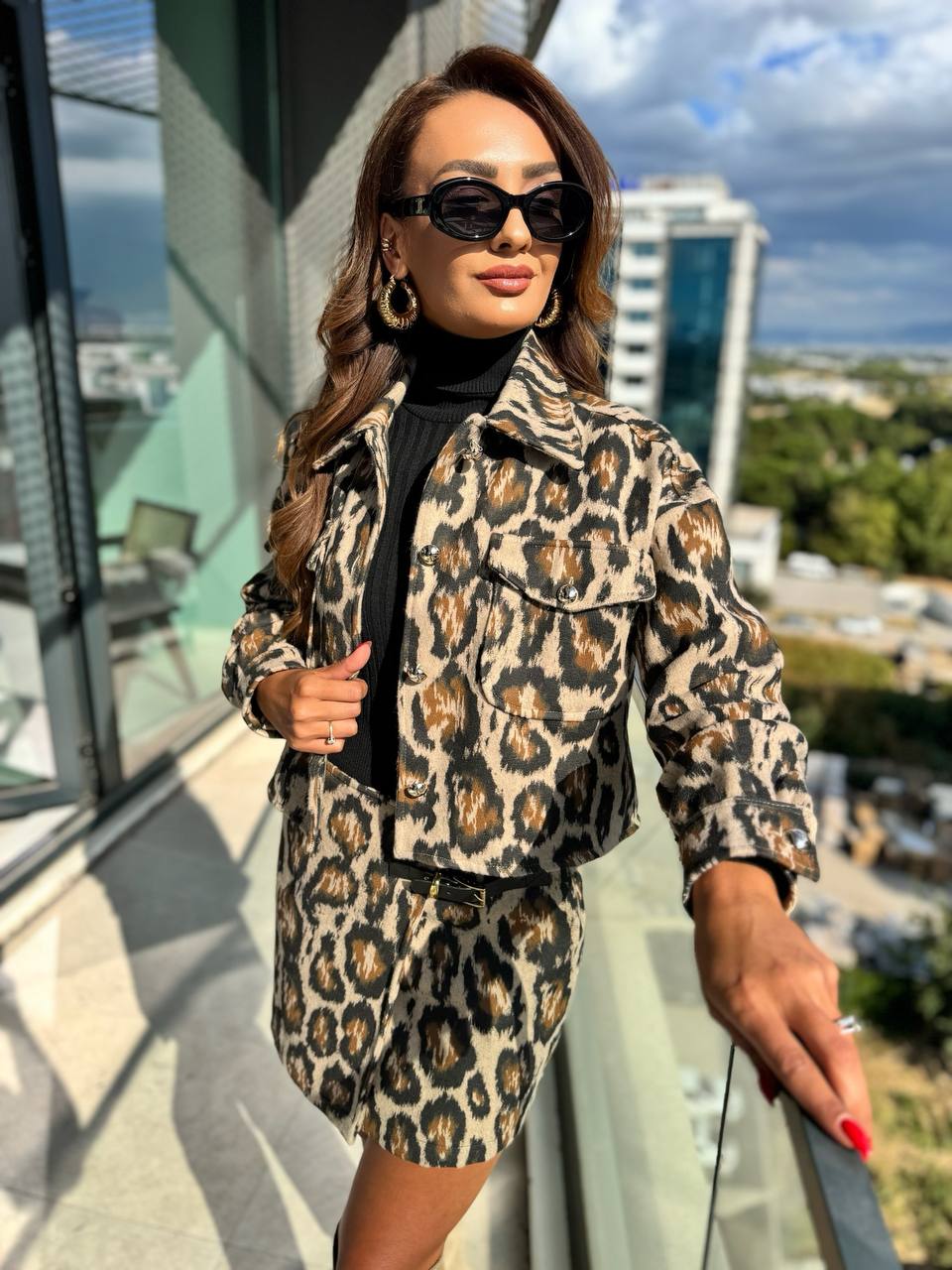 Leopar%20Desen%20Dokulu%20Premium%20Etek%20Ceket%20Takım