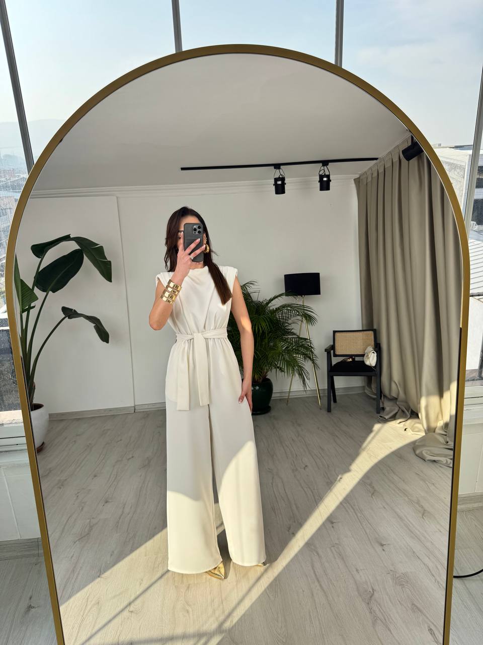 Ekru%20Beli%20Lastikli%20Vatkalı%20Premium%20Seri%20Tulum