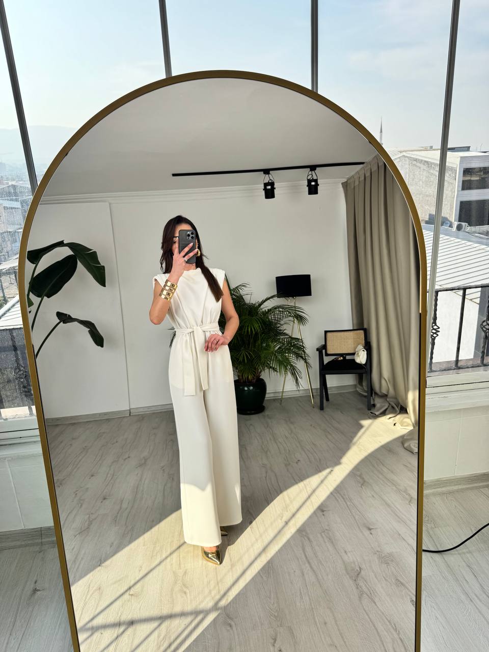Ekru%20Beli%20Lastikli%20Vatkalı%20Premium%20Seri%20Tulum