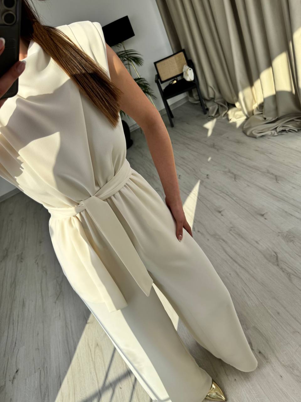 Ekru%20Beli%20Lastikli%20Vatkalı%20Premium%20Seri%20Tulum