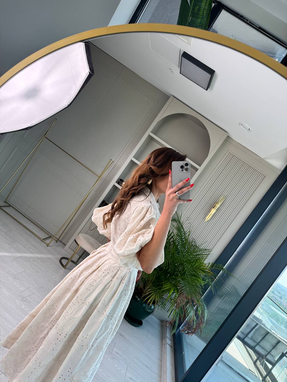 Bej%20Kemerli%20%100%20Pamuk%20Astarlı%20Premium%20Seri%20Elbise