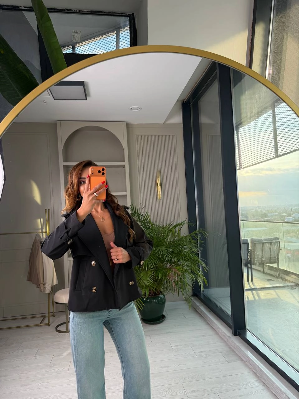 Siyah%20Kısa%20Trençkot