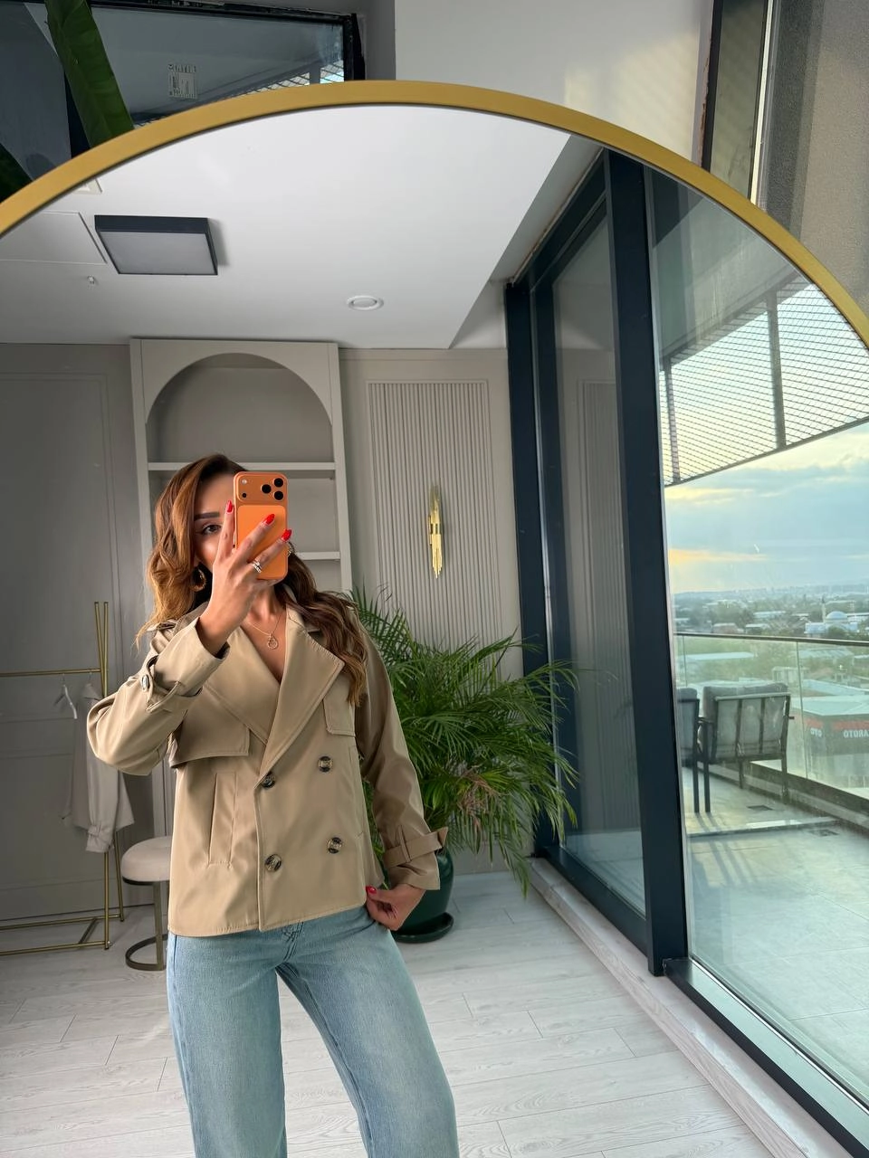 Vizon%20Kısa%20Trençkot