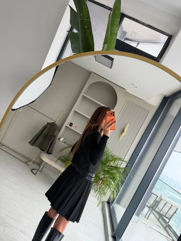 Siyah%20Kemerli%20Poliviskon%20Kumaş%20Etek%20Yelek%20Takım