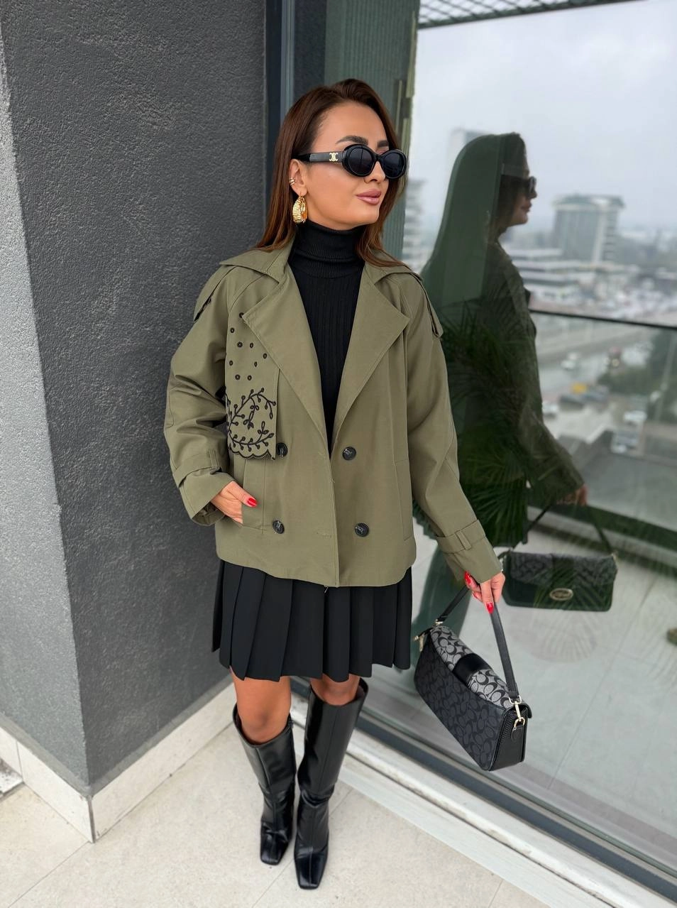 Haki%20Nakış%20Detaylı%20Astarlı%20Lüks%20Kalite%20Trençkot