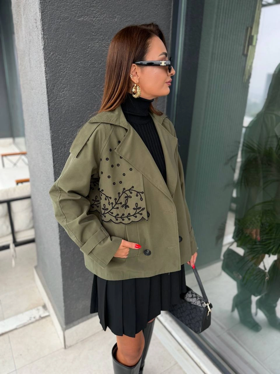 Haki%20Nakış%20Detaylı%20Astarlı%20Lüks%20Kalite%20Trençkot
