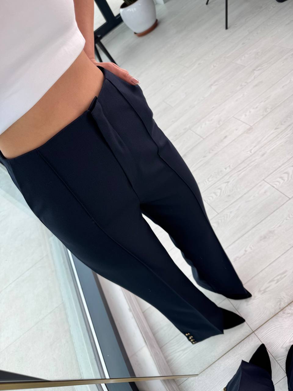 Lacivert%20Premium%20Seri%20Düğme%20Detaylı%20Pantolon%20Ve%20Ceket%20Takım