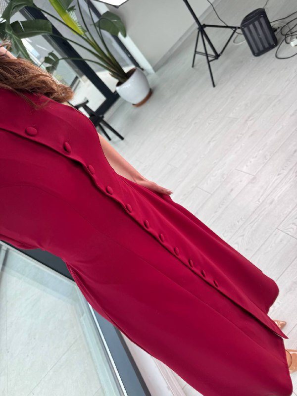 Bordo%20Arka%20Bağlamalı%20Cepli%20İthal%20İpekli%20Krep%20Elbise