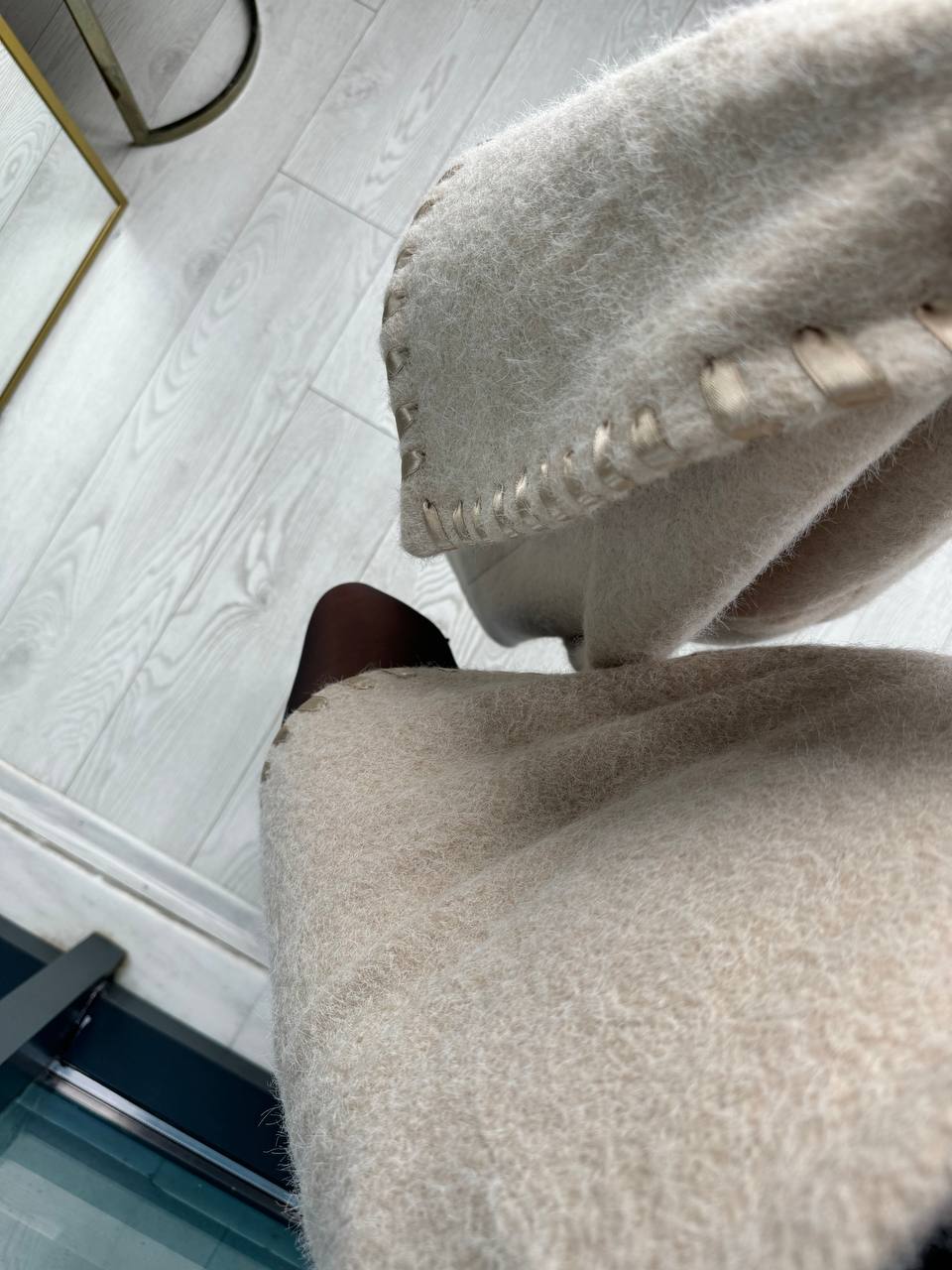 Bej%20Exclusıve%20Kaşe%20Etek%20Ceket%20Lüks%20Takım