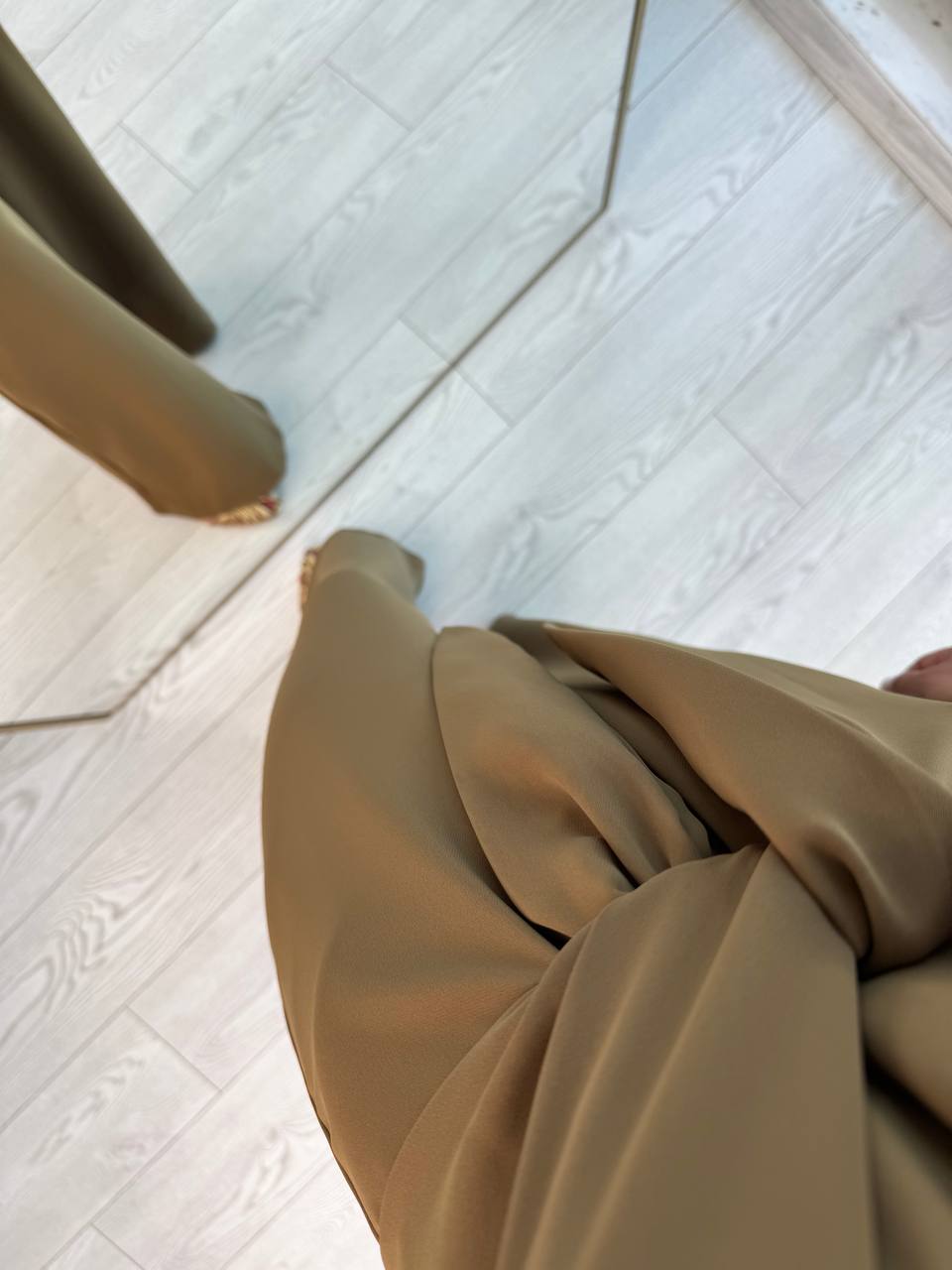 Tasarım%20Yağ%20Yeşili%20Zara%20Krep%20Kumaş%20Bağlamalı%20Tulum
