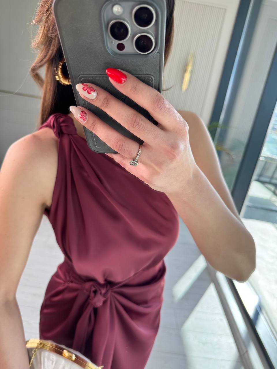 Bordo%20Tek%20Kol%20Tok%20Saten%20Maria%20Elbise