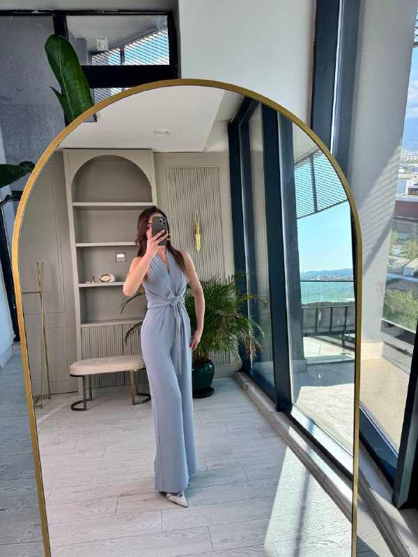Tasarım%20Gri(Buz%20Mavi)%20Zara%20Krep%20Kumaş%20Bağlamalı%20Tulum