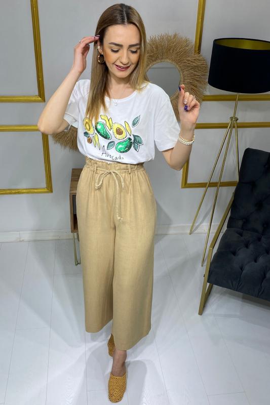 Camel%20Keten%20Pantalon