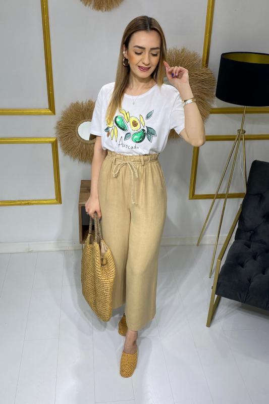 Camel%20Keten%20Pantalon