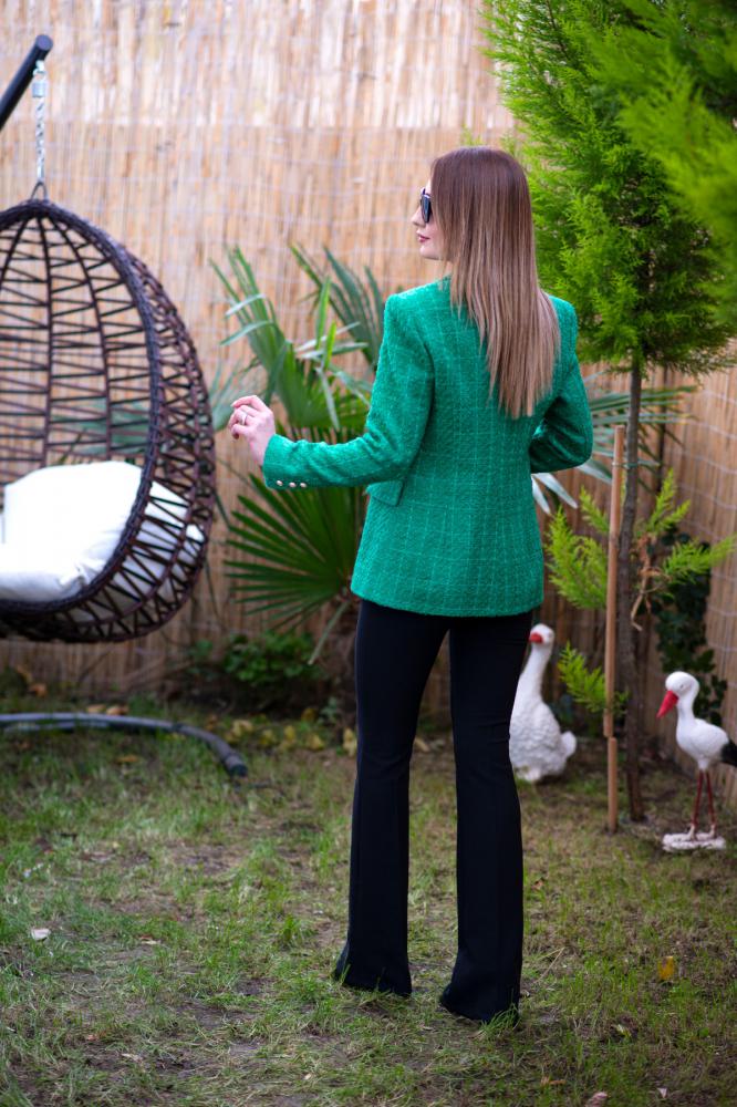 Yeşil%20Tüvit%20Blazer%20Ceket