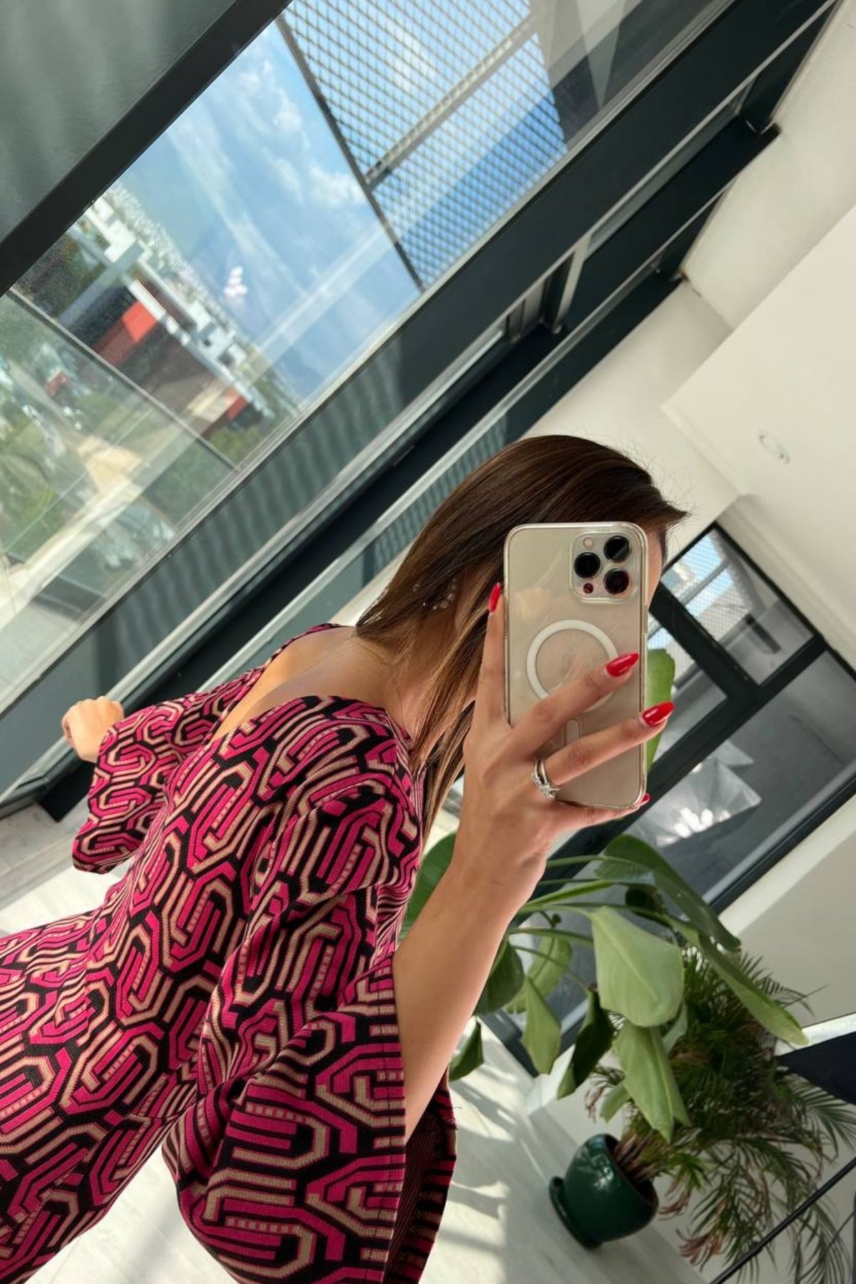 Pembe%20Çelik%20Örme%20Matmazel%20Elbise