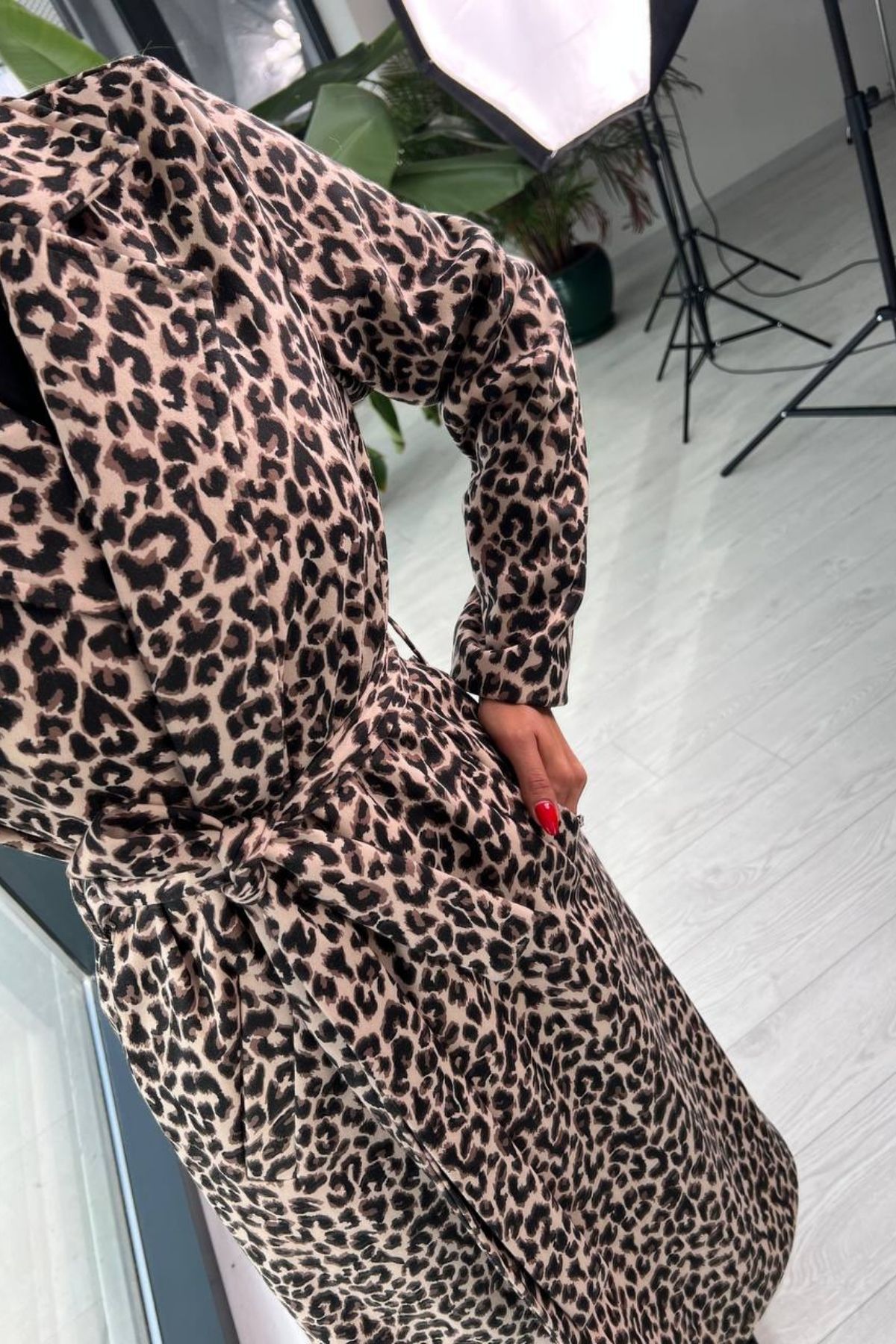Bej%20Leopar%20Desen%20Tok%20Doku%20Trençkot