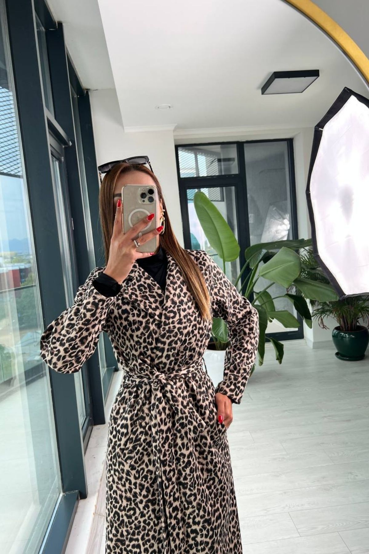 Bej%20Leopar%20Desen%20Tok%20Doku%20Trençkot