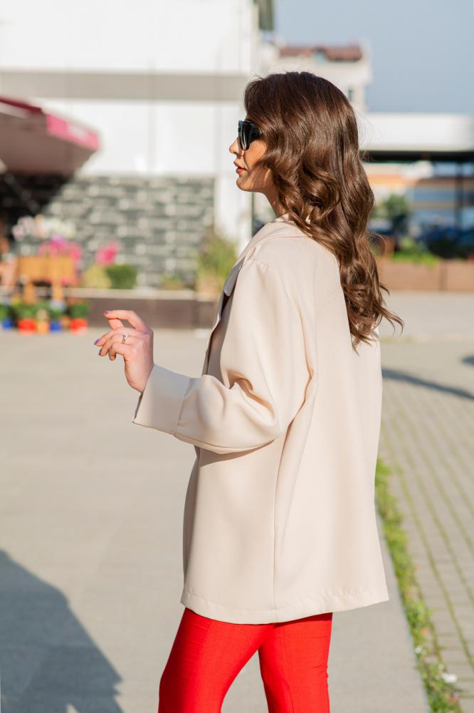 Duble%20Kol%20Taş%20Rengi%20Oversize%20Salaş%20Ceket